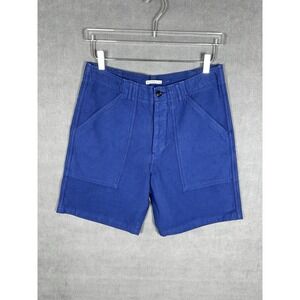 Homecore Shorts Men's 31 Blue Field Utility Basic 100% Cotton Canvas